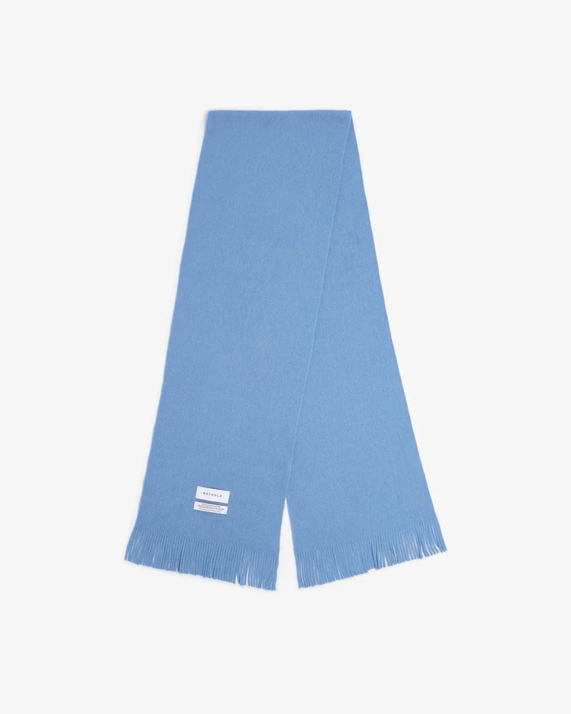 Strickschal Merinowolle - Hellblau von Rotholz