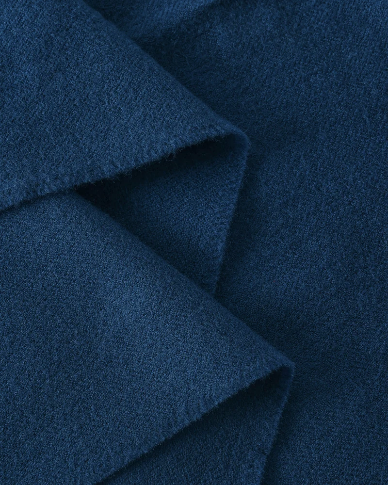 Webschal Merinowolle - Royalblau von Rotholz