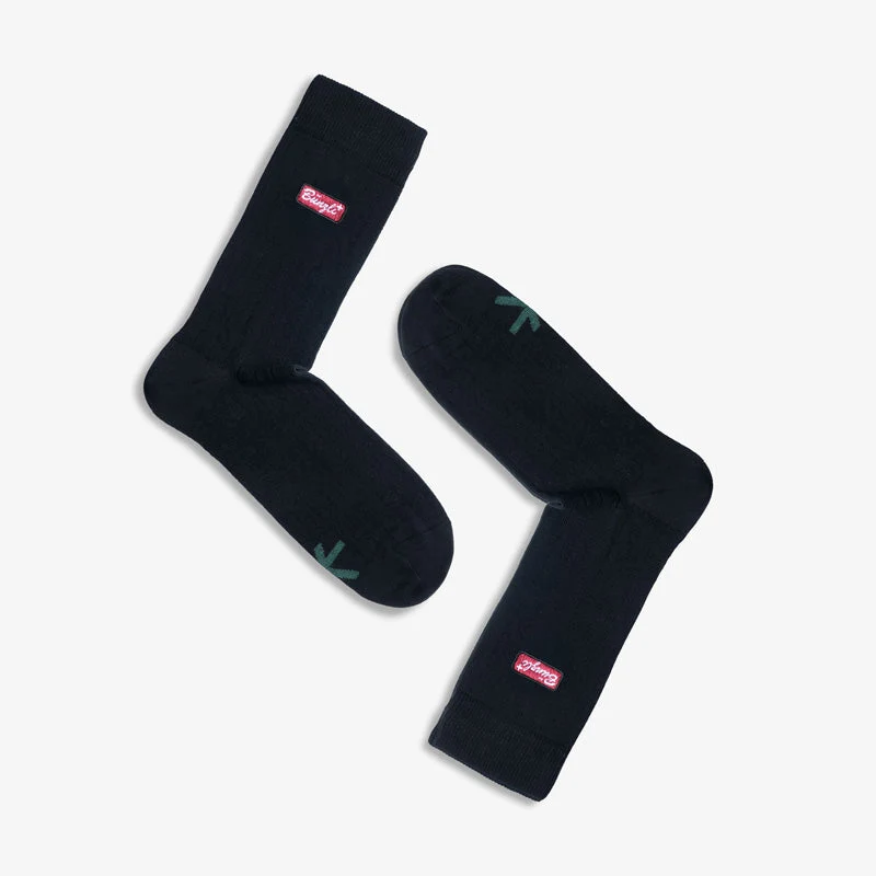Schwarze Socken BÜNZLI aus Bio-Baumwolle von Paar Socks