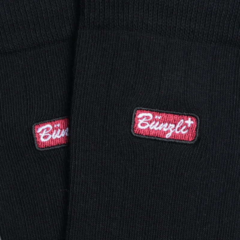 Schwarze Socken BÜNZLI aus Bio-Baumwolle von Paar Socks