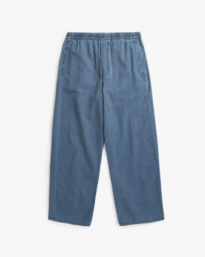 Blaue Denim Hose aus recycelter Baumwolle von Rotholz