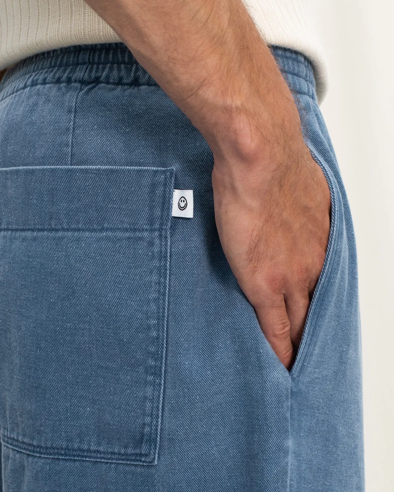Blaue Denim Hose aus recycelter Baumwolle von Rotholz