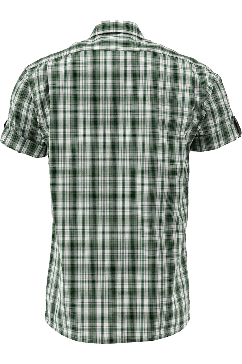 Herren Trachtenhemd Kurzarm kariert Regular Fit