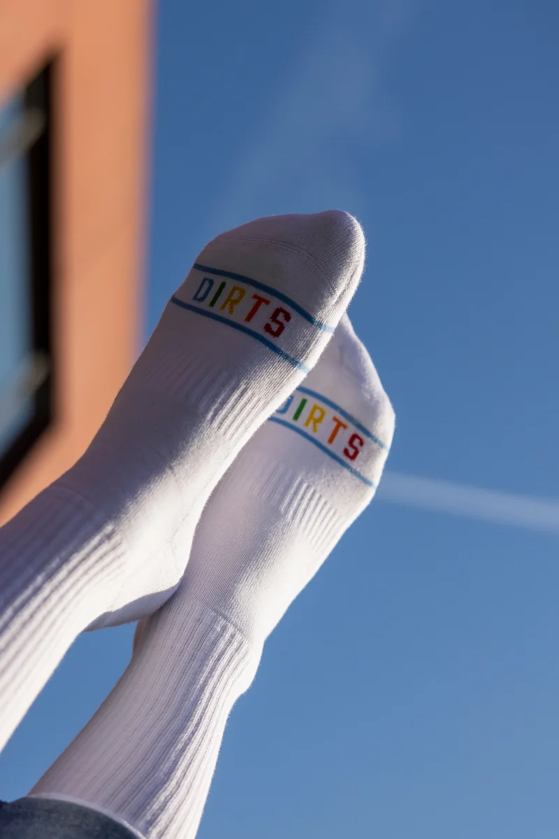 Bunte Socken Rainbow 2.0 aus Bio-Baumwolle von DIRTS