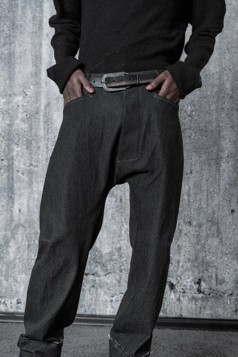 eigensinnig wien | Feuerhaken | Baggy Designer Jeans für Herren aus Baumwolle