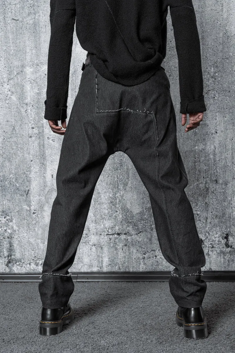 eigensinnig wien | Feuerhaken | Baggy Designer Jeans für Herren aus Baumwolle