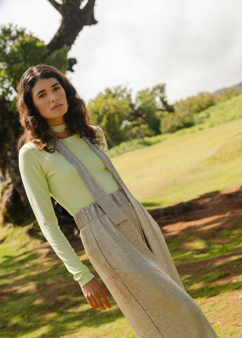 Glitzer Hose Milan Desert Disco aus recyceltem Polyster von Komana