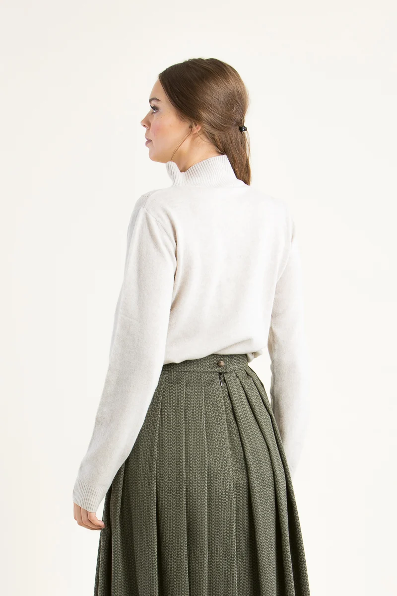 Felicitas Rollkragenpulli Pansy beige