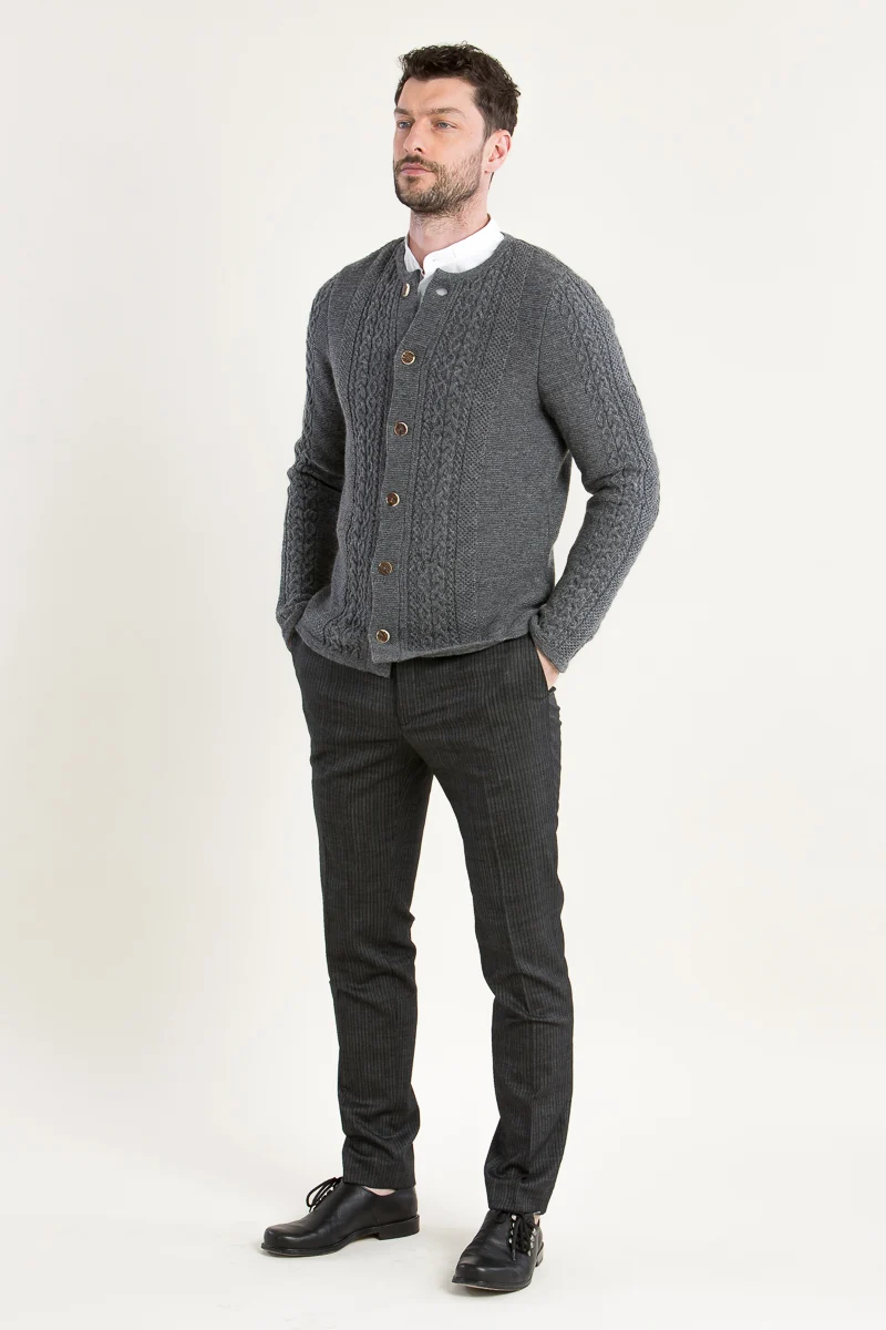 Grasegger Strickjanker grau