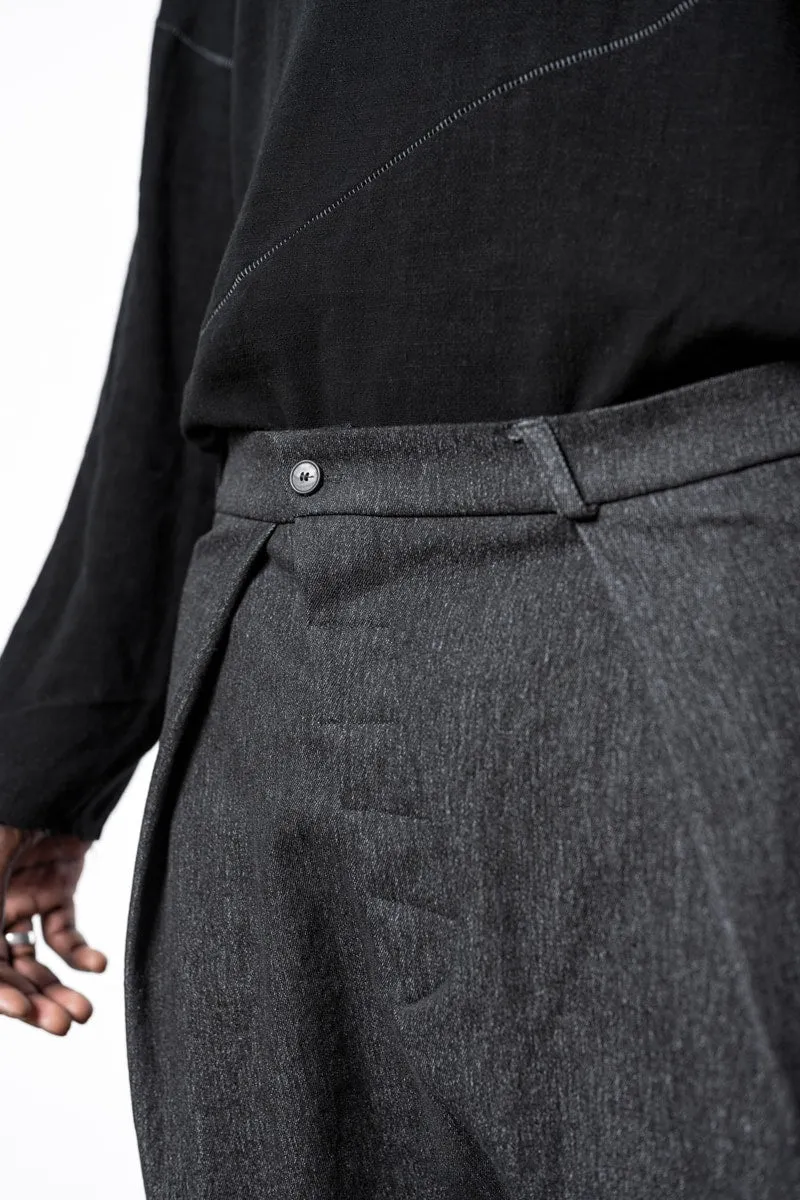eigensinnig wien | Goethe | Baggy Jeans für Damen und Herren aus Baumwolle in Grau