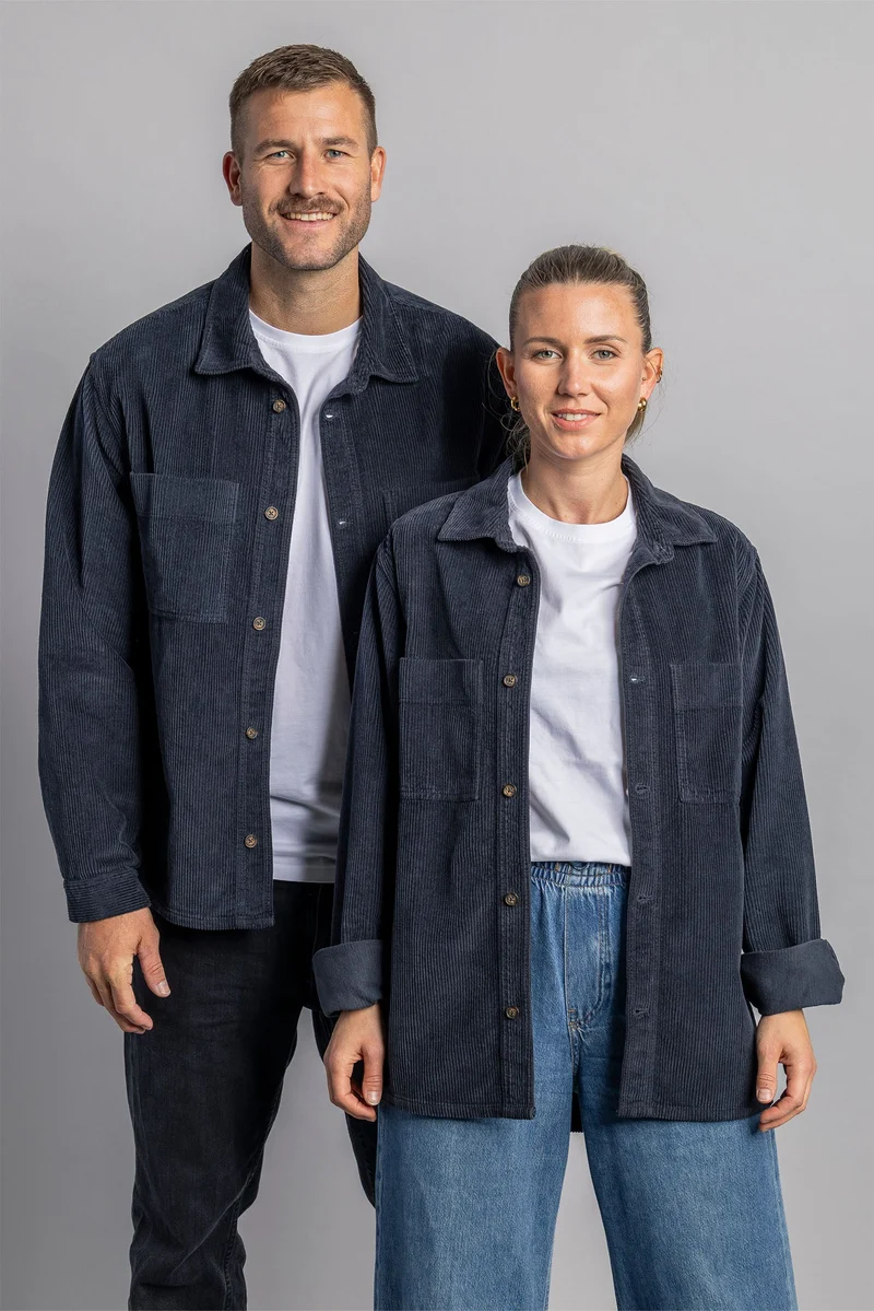 Cord Overshirt von Dirts aus Bio Baumwolle