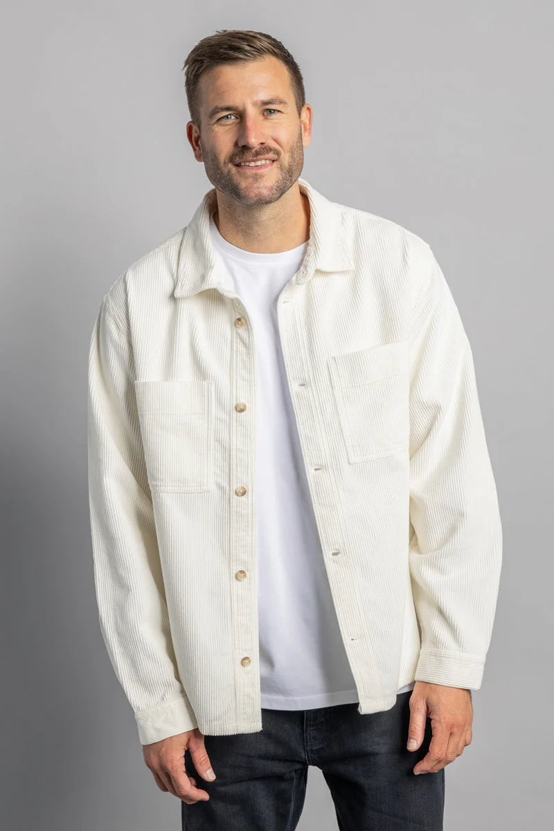 Cord Overshirt von Dirts aus Bio Baumwolle