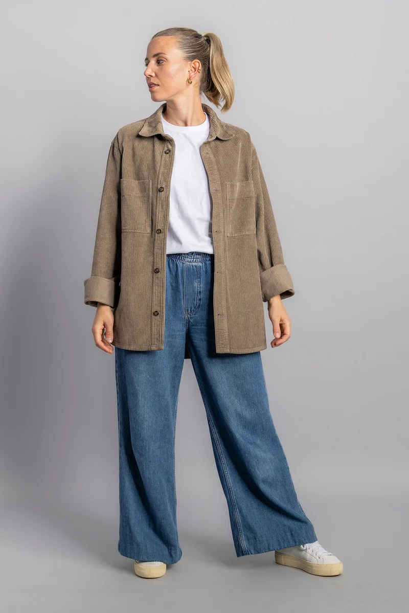 Cord Overshirt von Dirts aus Bio Baumwolle