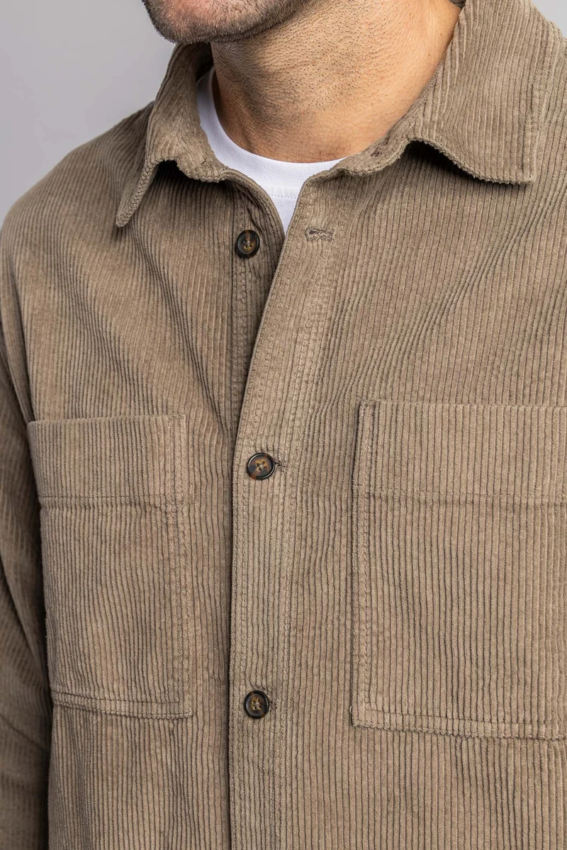 Cord Overshirt von Dirts aus Bio Baumwolle