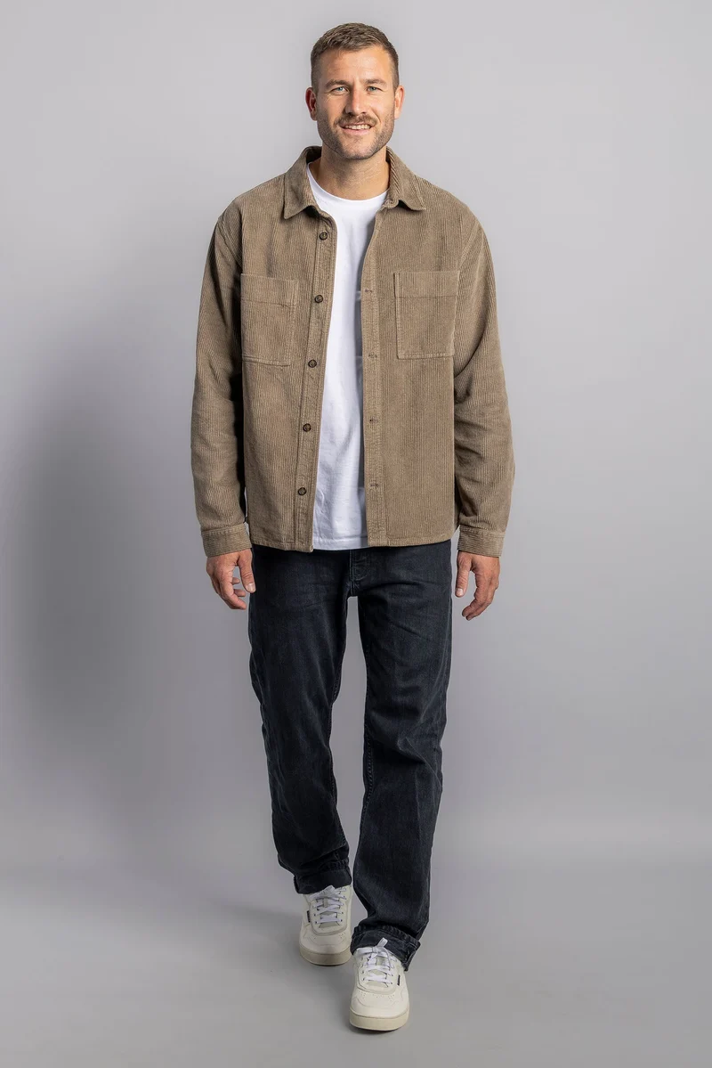 Cord Overshirt von Dirts aus Bio Baumwolle