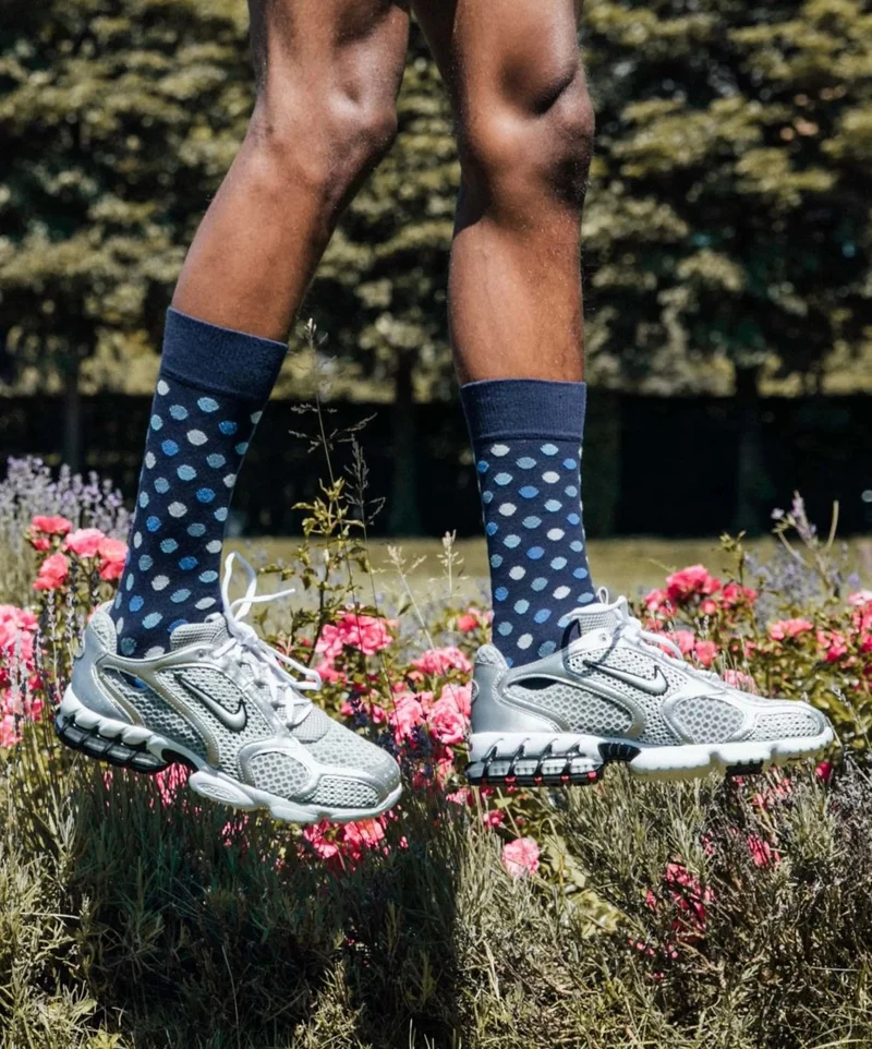 Navy Confetti
