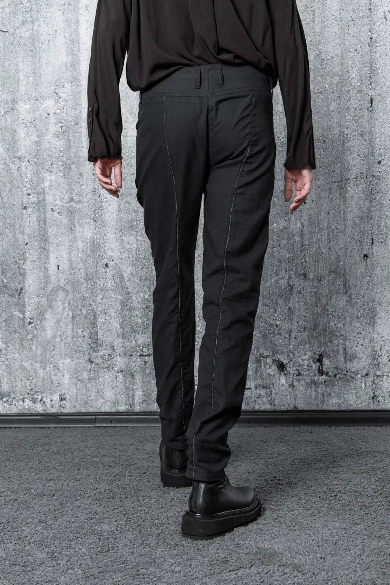 eigensinnig wien | Kierkegaard | Schwarze Chino Hose für Damen aus feinster Baumwolle