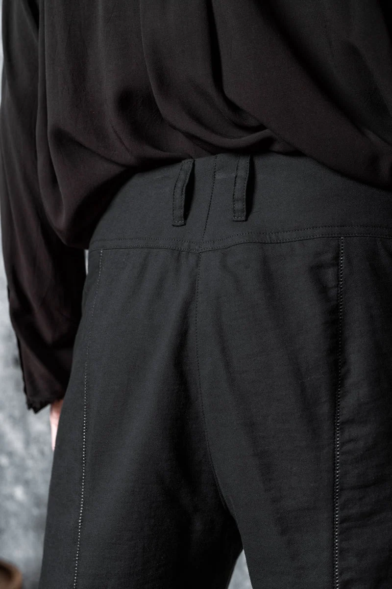 eigensinnig wien | Kierkegaard | Schwarze Chino Hose für Damen aus feinster Baumwolle