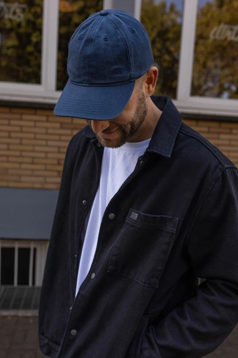 Denim Basecap Washed aus Bio Baumwolle von Dirts