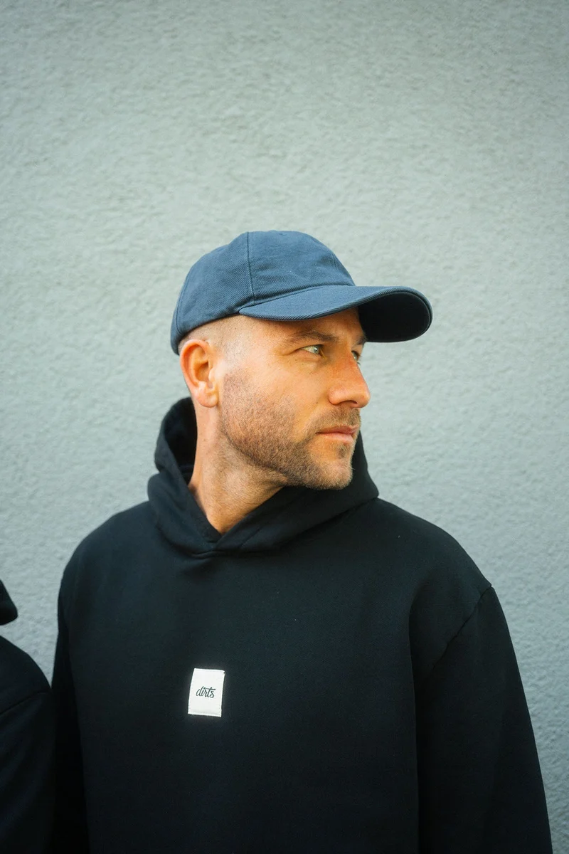 Denim Basecap Washed aus Bio Baumwolle von Dirts
