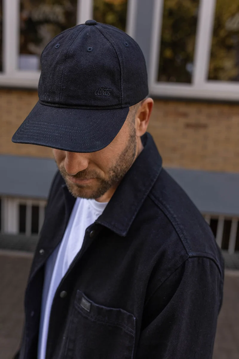 Denim Basecap Washed aus Bio Baumwolle von Dirts