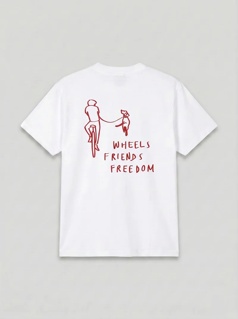 Graphic T-shirt | Brooklyn | White | Unisex