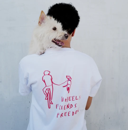 Graphic T-shirt | Brooklyn | White | Unisex