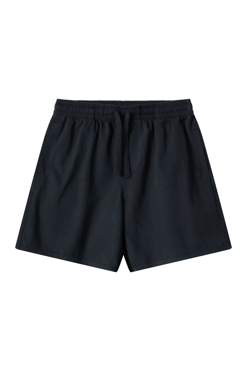 Dunkelblaue Walkshorts Ria aus Bio-Baumwolle von Salzwasser