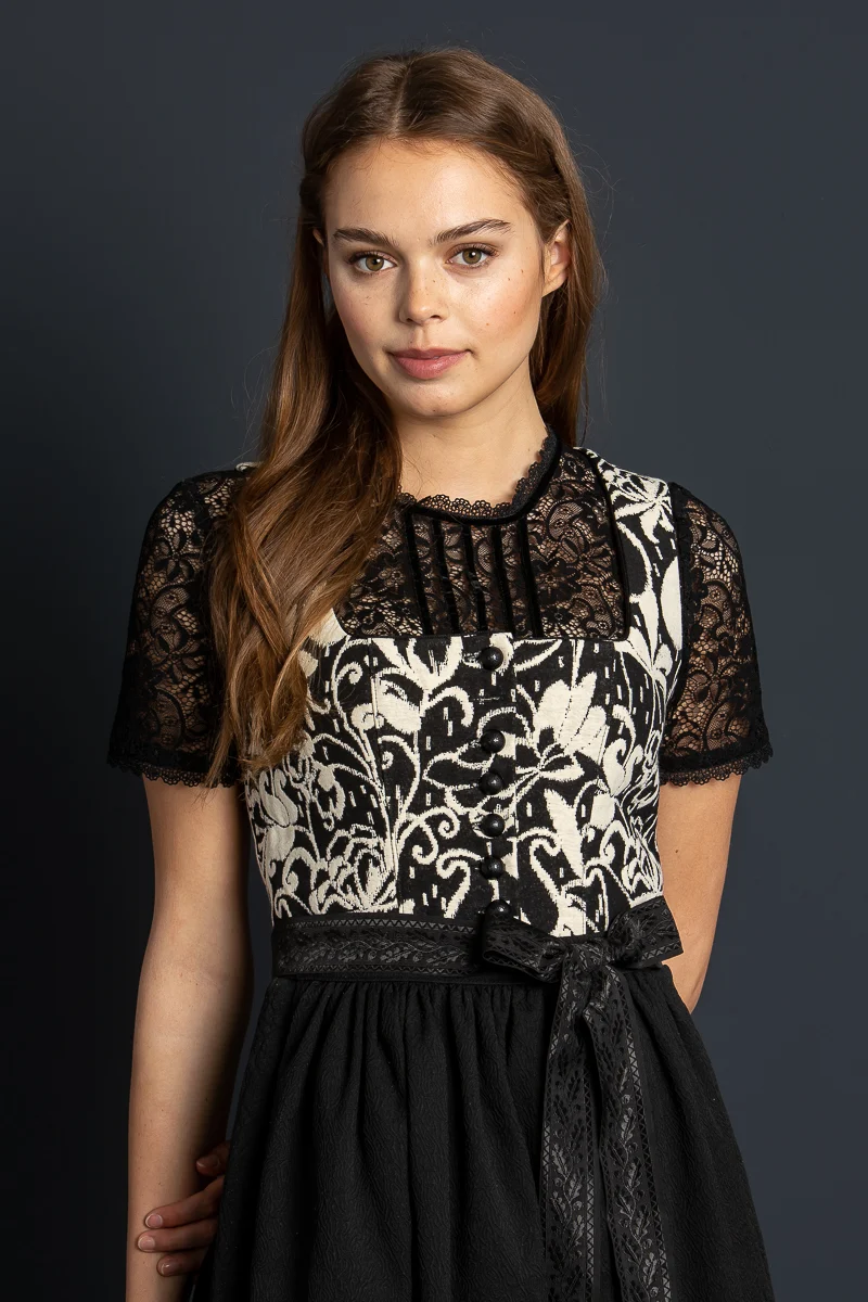 Almliebe Dirndl Weinzelt Zenzi schwarz