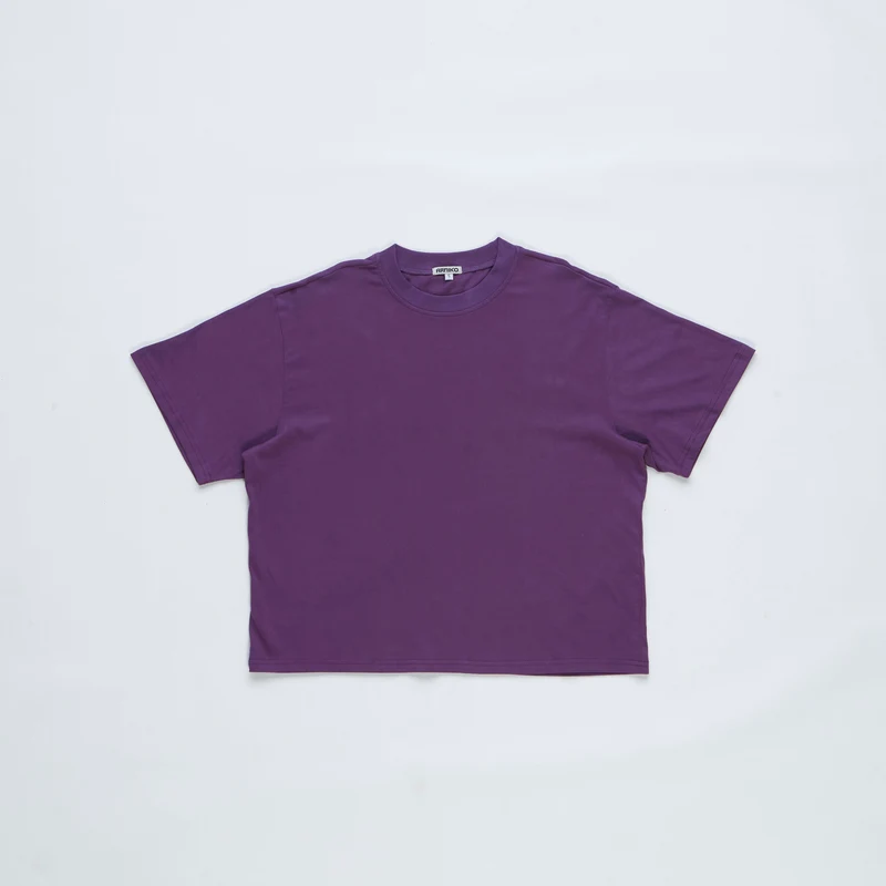 T-Shirt Lisa in purple aus Baumwolle von Arniko