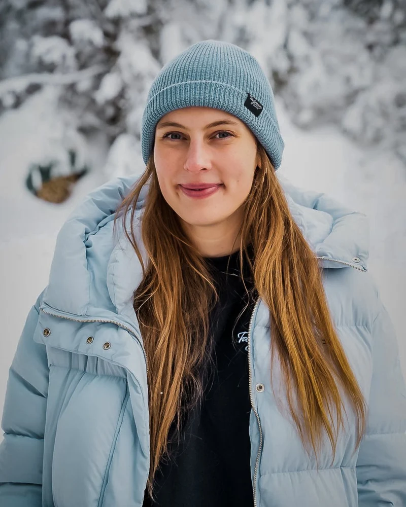 Graublaue Mütze aus 100% Bio-Baumwolle von Tagtraum Clothing