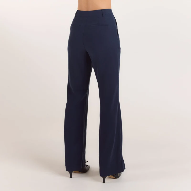 Gerade Hose im 90s-Style - Marineblau