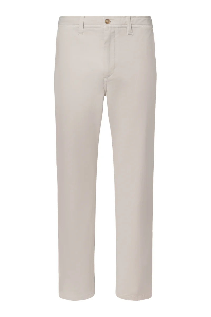 Chino Hose aus Baumwolle und recycleter Baumwolle von ECOALF in beige