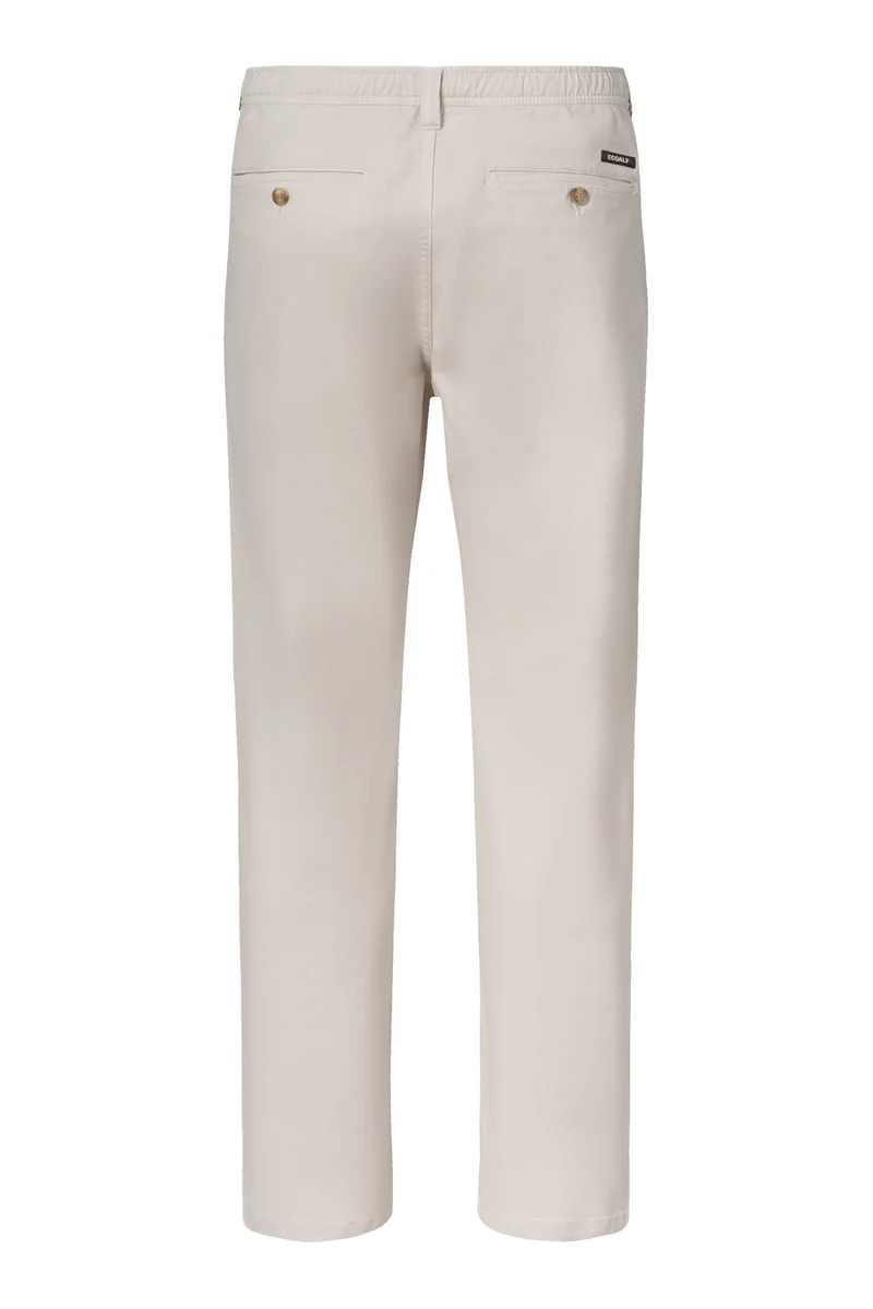 Chino Hose aus Baumwolle und recycleter Baumwolle von ECOALF in beige