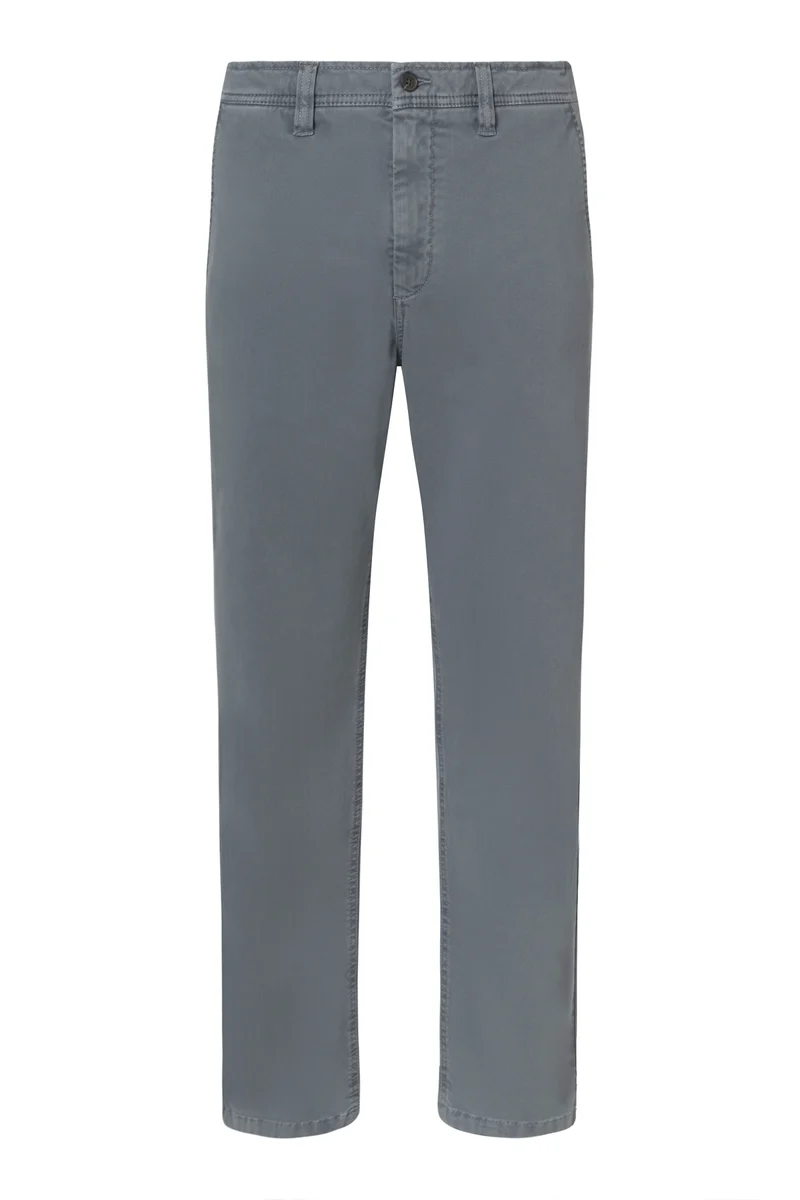 Chino Hose aus Baumwolle und recycleter Baumwolle von ECOALF in Graublau
