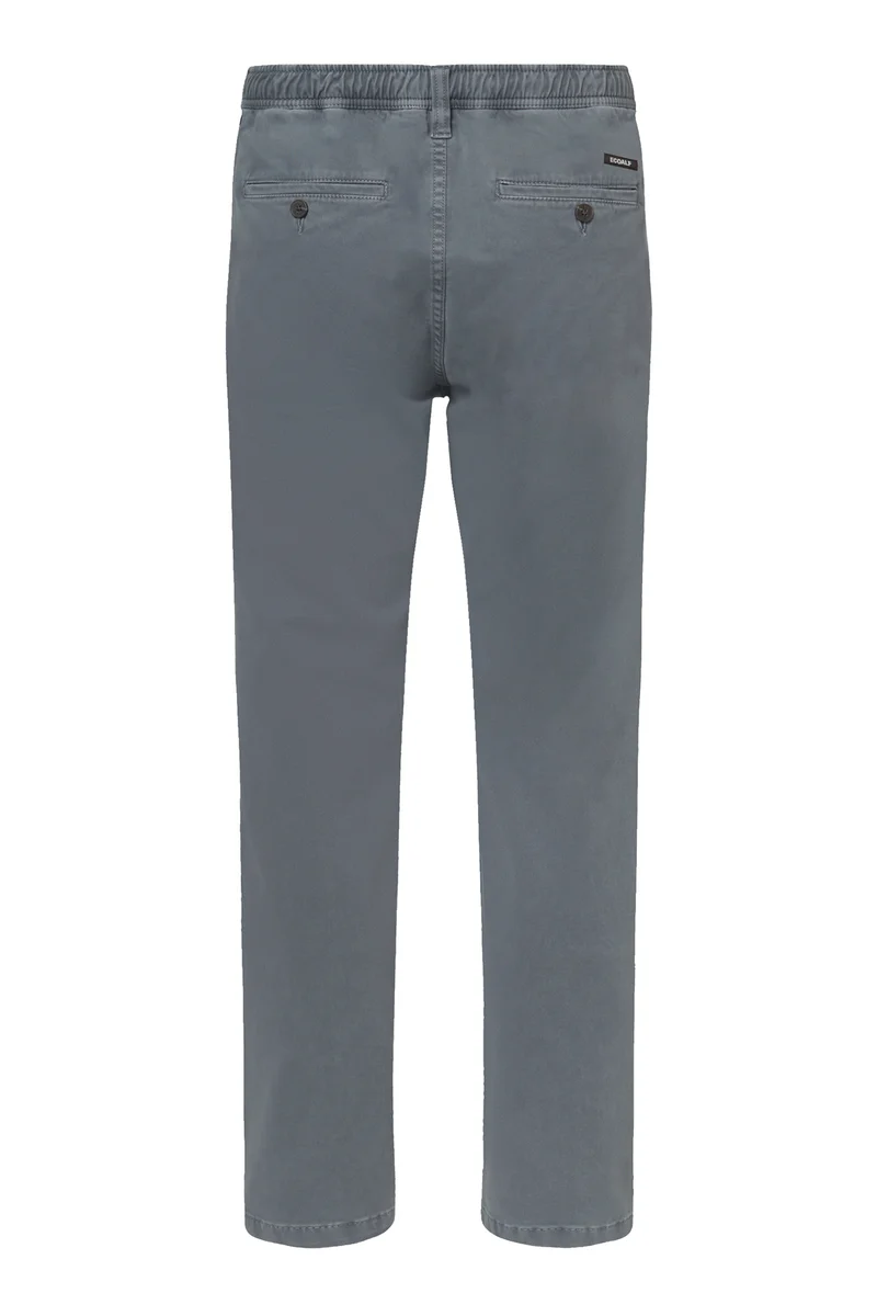 Chino Hose aus Baumwolle und recycleter Baumwolle von ECOALF in Graublau