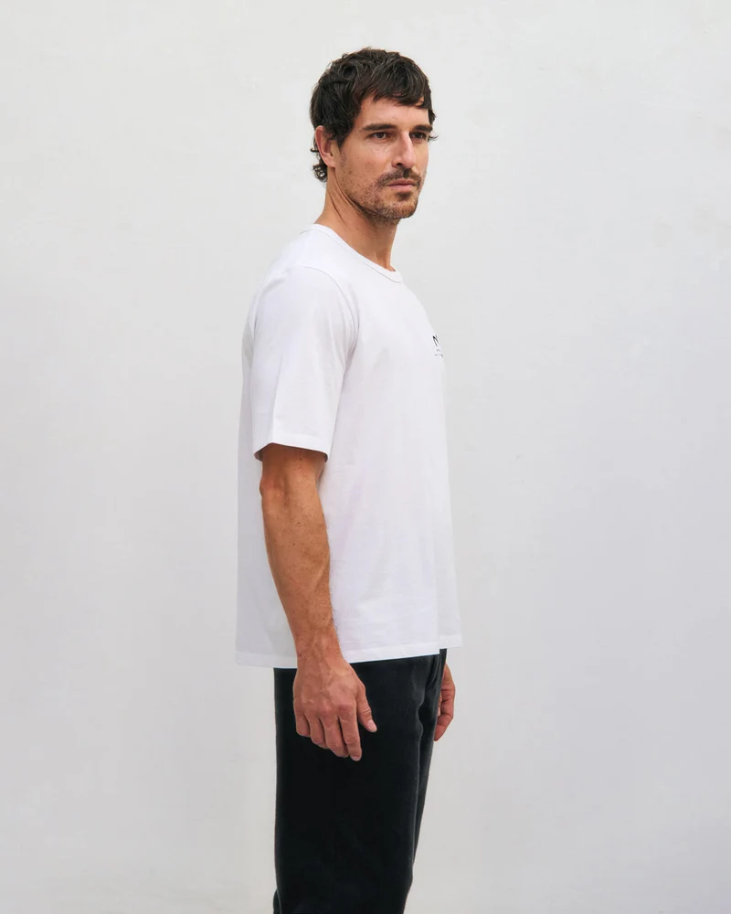Weisses T-Shirt Affection aus 100% Bio-Baumwolle von Rotholz