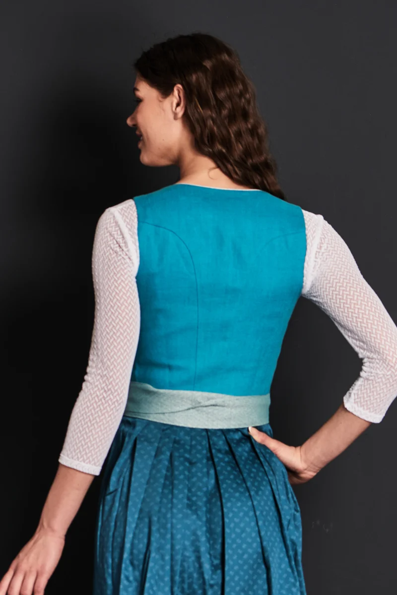 Almliebe Dirndl Fischer Vroni türkis
