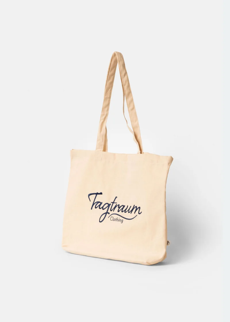 Beige Stofftasche Tagtraum aus 100% Bio-Baumwolle von Tagtraum Clothing