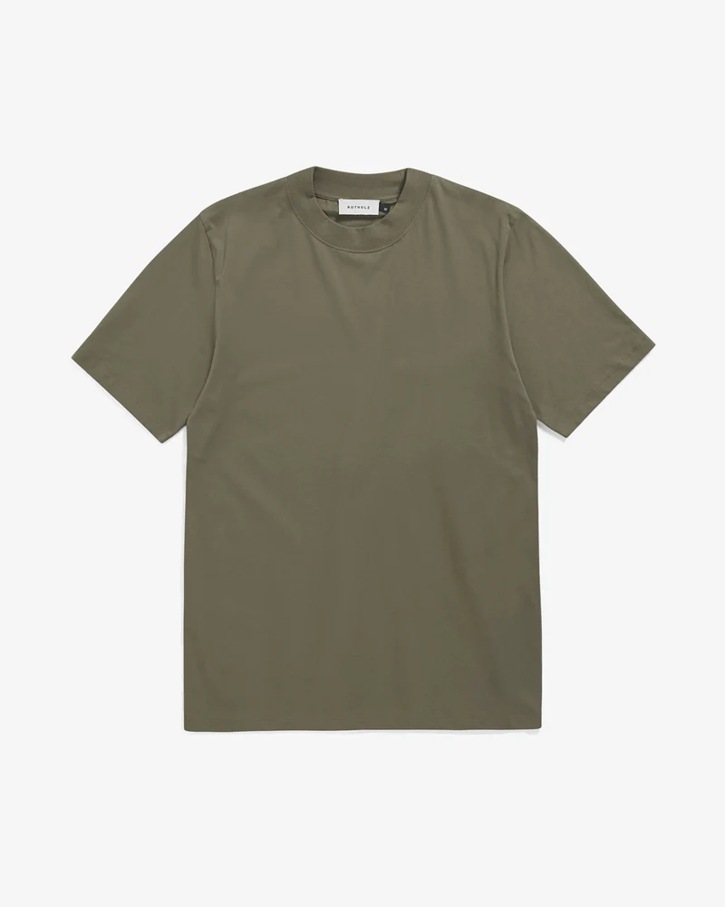 Dunkelgrünes T-Shirt aus 100% Bio-Baumwolle von Rotholz