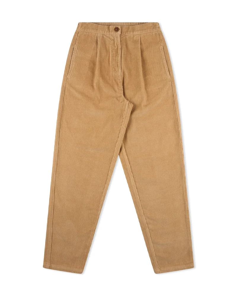 Hellbraune Kordhose marmot aus 100% Bio-Baumwolle von Matona