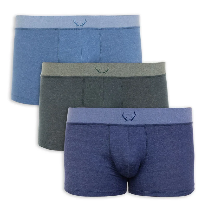 Boxershorts 3er-Pack aus Tencel von Bluebuck