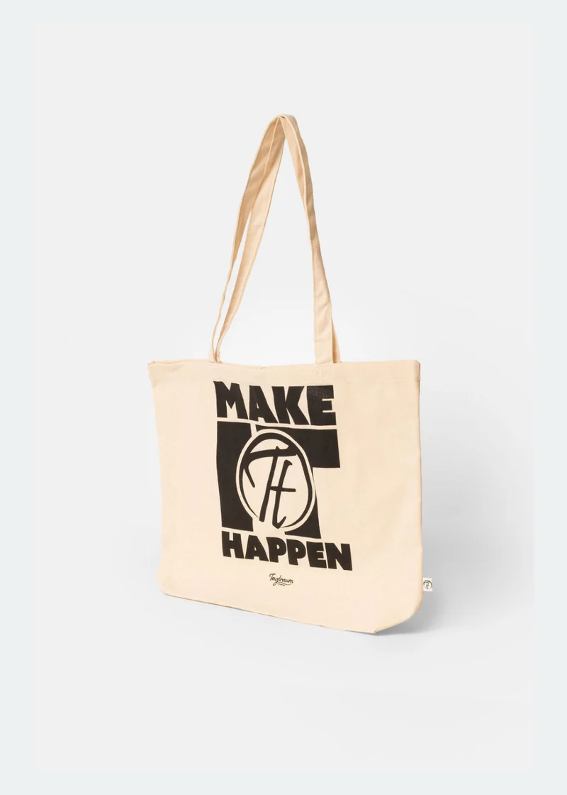 Stofftasche Make It Happen aus 100% Bio-Baumwolle von Tagtraum Clothing