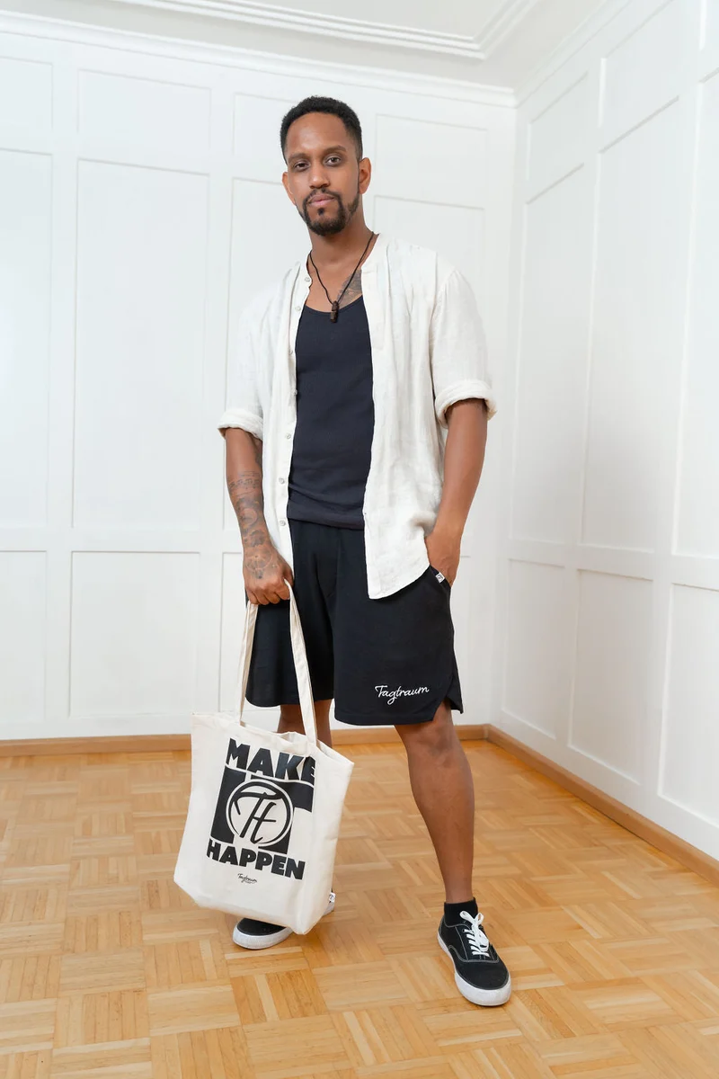 Stofftasche Make It Happen aus 100% Bio-Baumwolle von Tagtraum Clothing