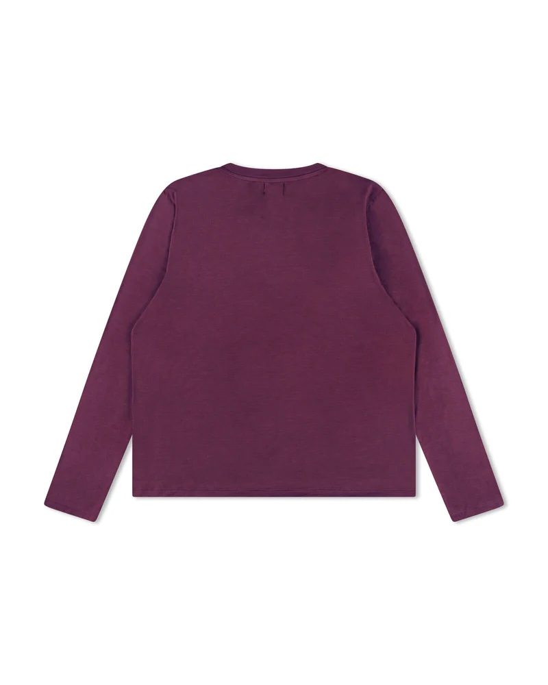 Violettes Langarmshirt aubergine aus Modal von Matona