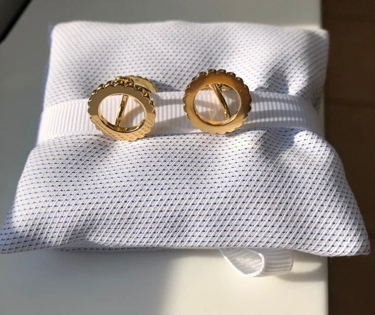 Manschettenknöpfe Gemelli INGRANAGGI aus Silber von V Design Lab