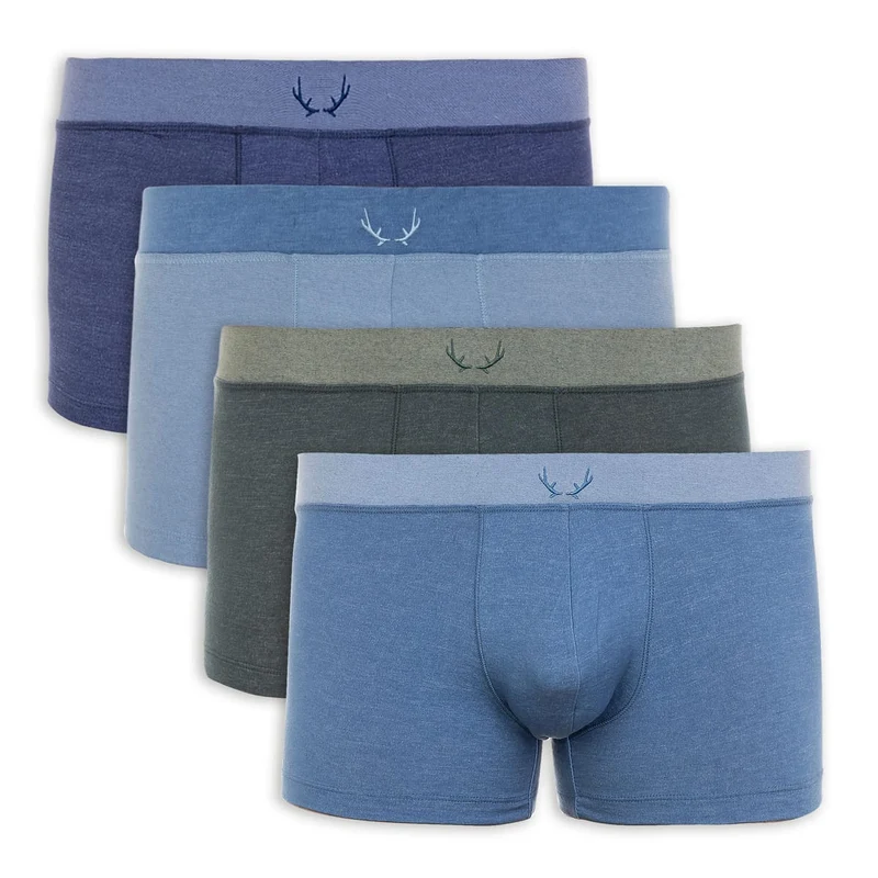 Boxershorts 4er-Pack aus Tencel von Bluebuck