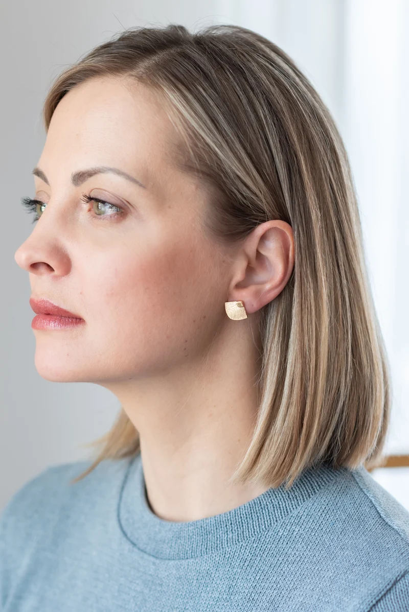 Ohrstecker Ventagli Abanicos aus Silber von V Design Lab