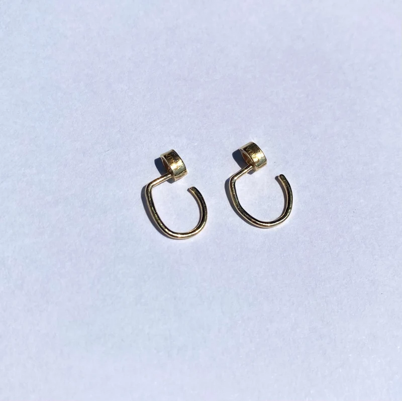 Ohrringe Zirconia ESSENTIALS aus Gold von V Design Lab