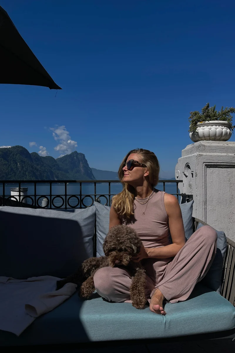 Braunes Top aus Modal von Pura Clothing